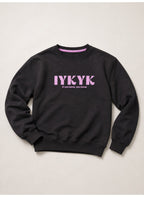 Girls Good Vibes Graphic Pullover