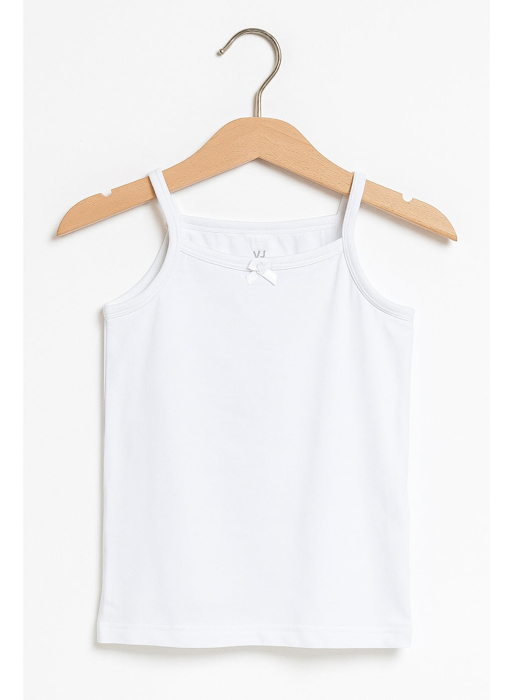 "3-Pack Girls' Camisoles “ Cotton Comfort In Black, White & Grey "