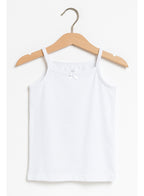 "3-Pack Girls' Camisoles “ Cotton Comfort In Black, White & Grey "