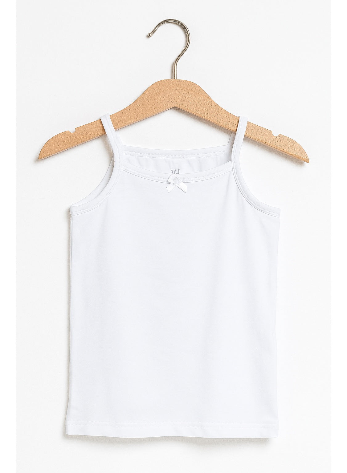 "3-Pack Girls' Camisoles “ Cotton Comfort In Black, White & Grey "