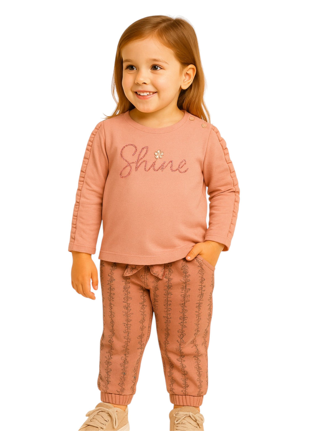 Print Pants Top Set
