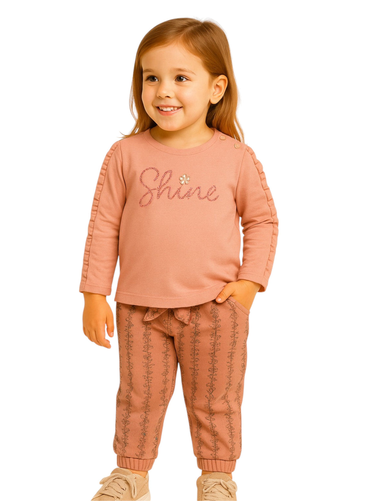 Print Pants Top Set