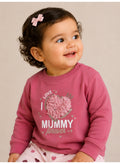 Girls 2-Piece Graphic Sweatshirt & Printed Jogger Pants Set