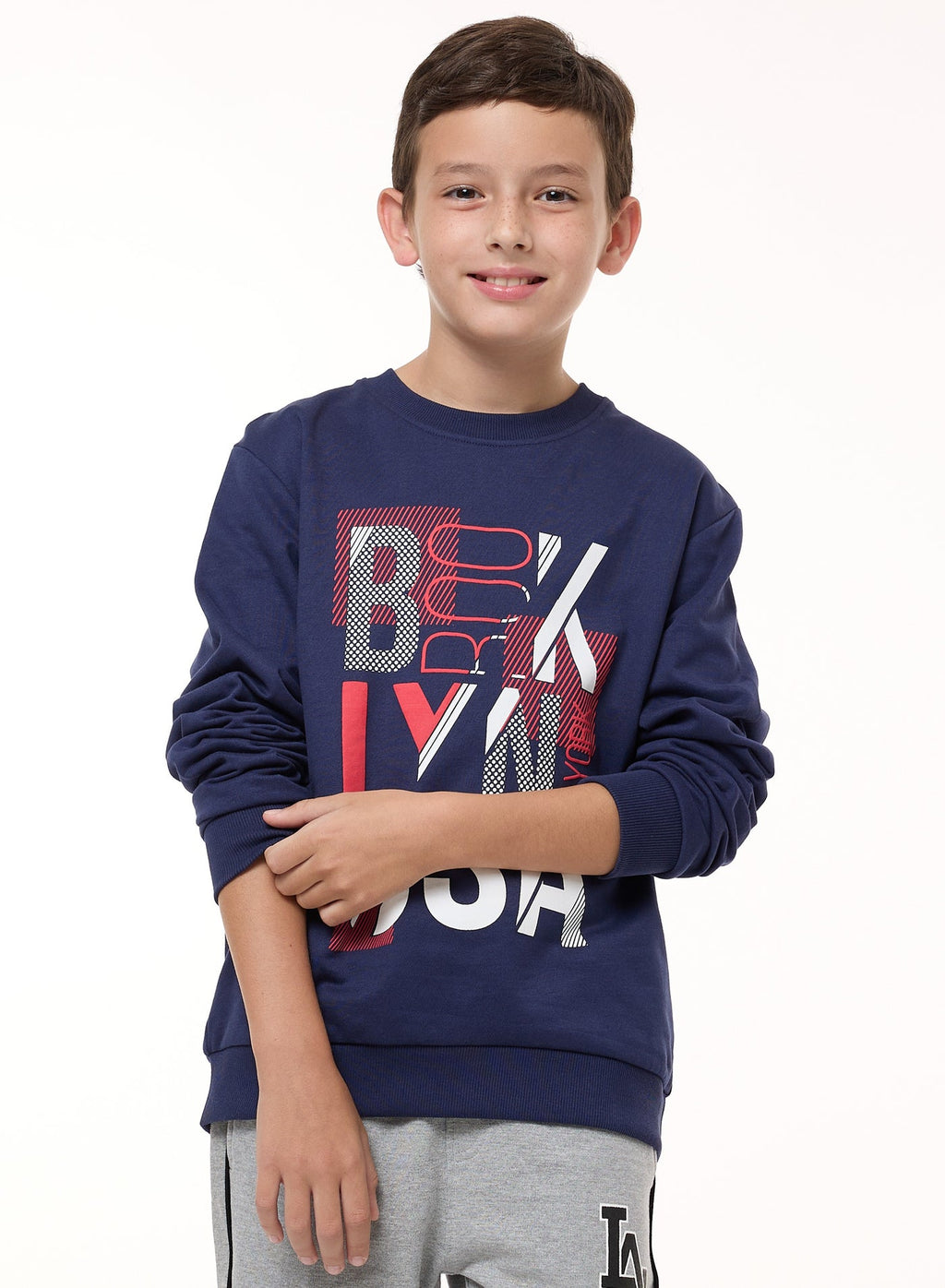 Boys' Sweatshirt  (8-14Yrs) Navy
