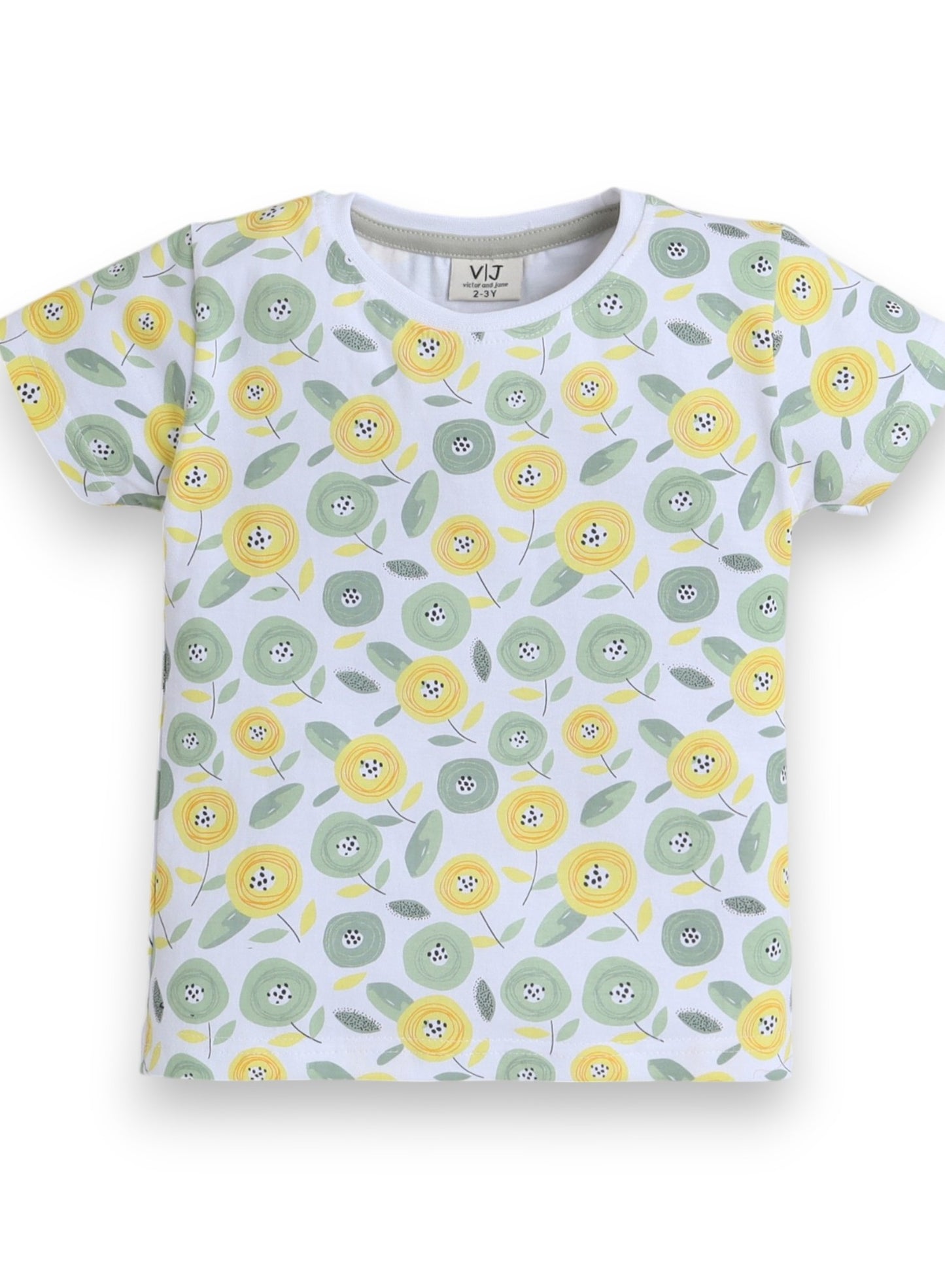 Victor and Jane - All-Over Printed T-shirt and Shorts Pyjama Set