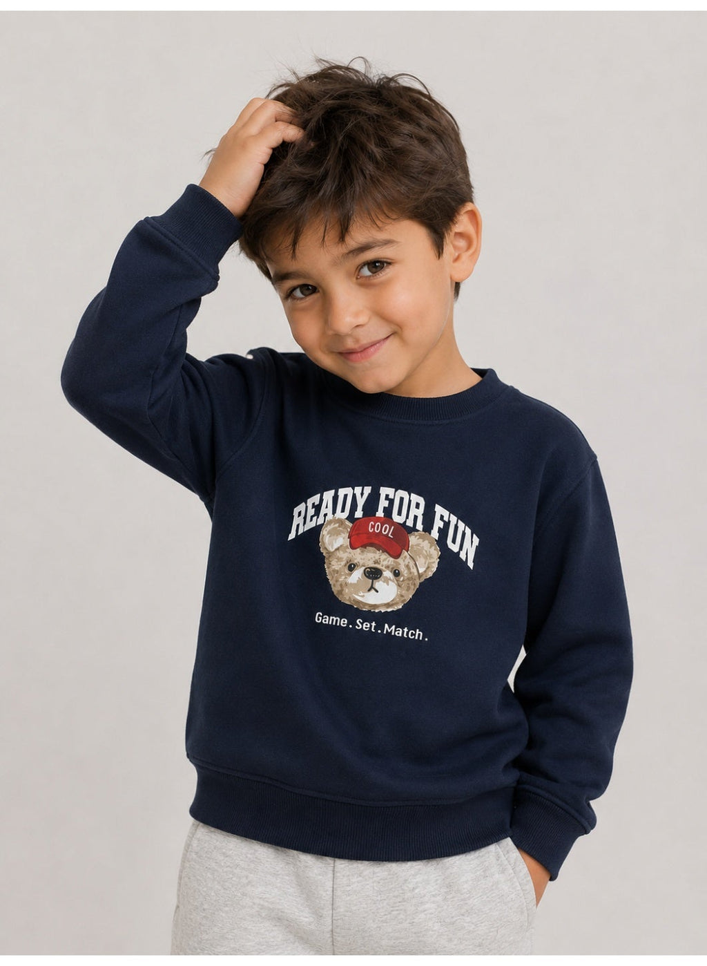 Boys Sweatshirt Cargo Jogger Set