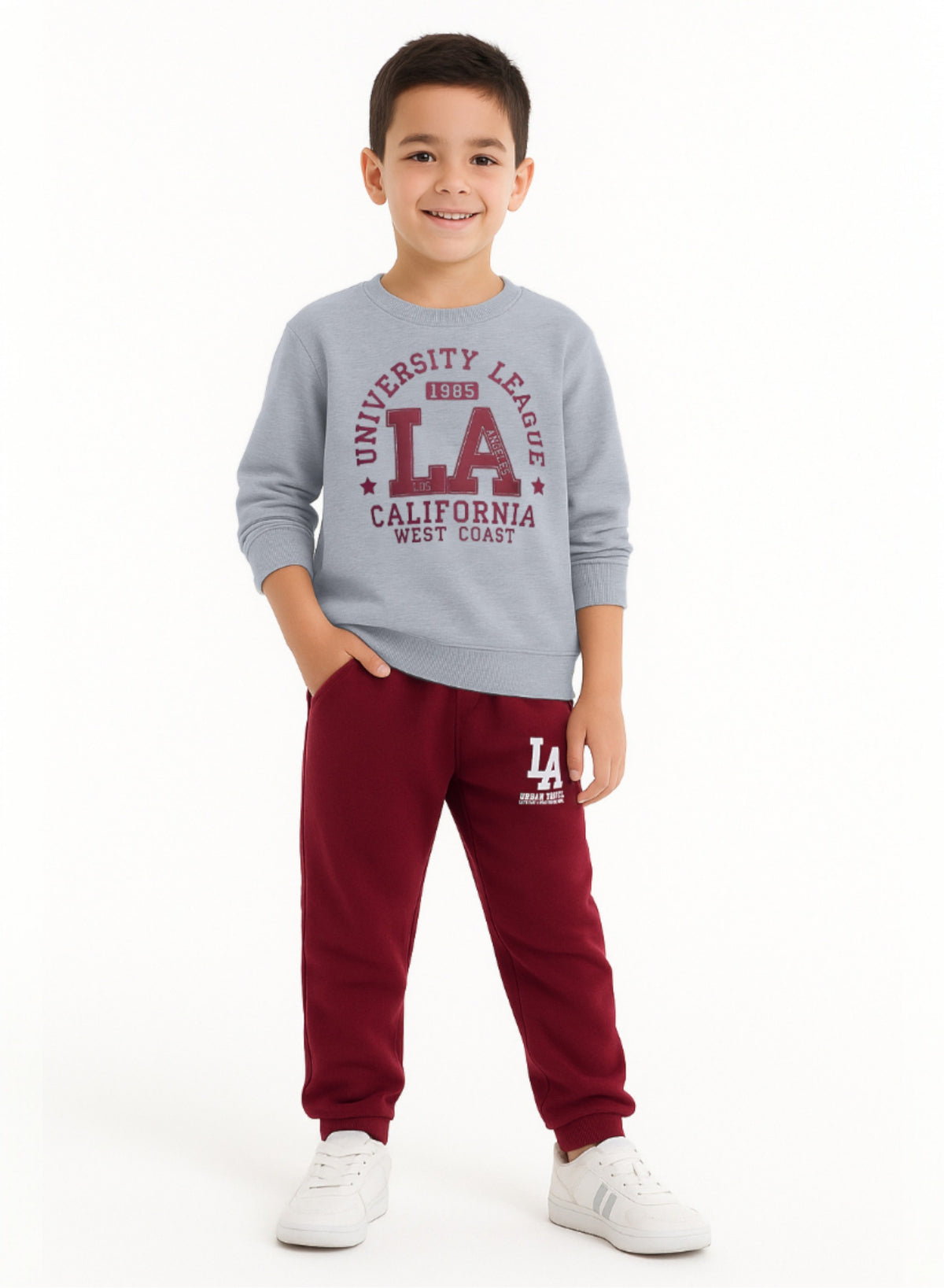 Print Sweatshirt Jogger