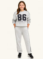 Girls Œsince 1968� Number 86 Cotton Fleece 2-Piece Set