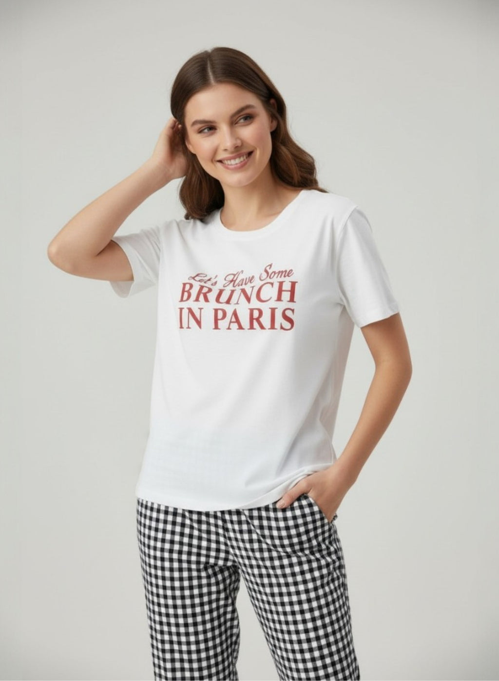 Graphic Pyjama Set