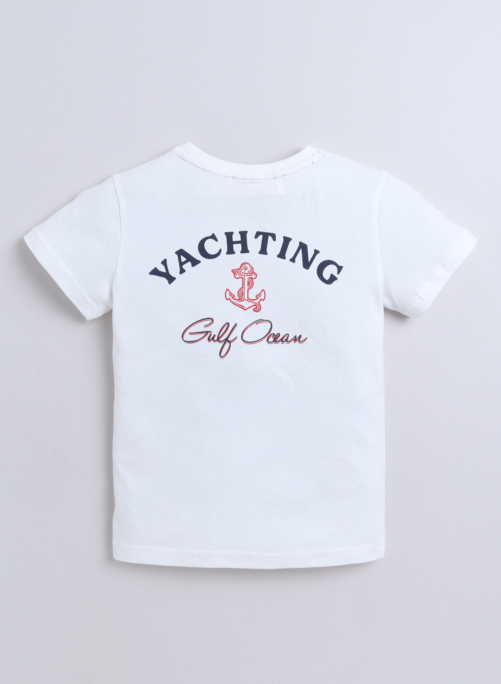 Victor And Jane Boys' T-Shirt & Denim Shorts Set With Pocket Detail