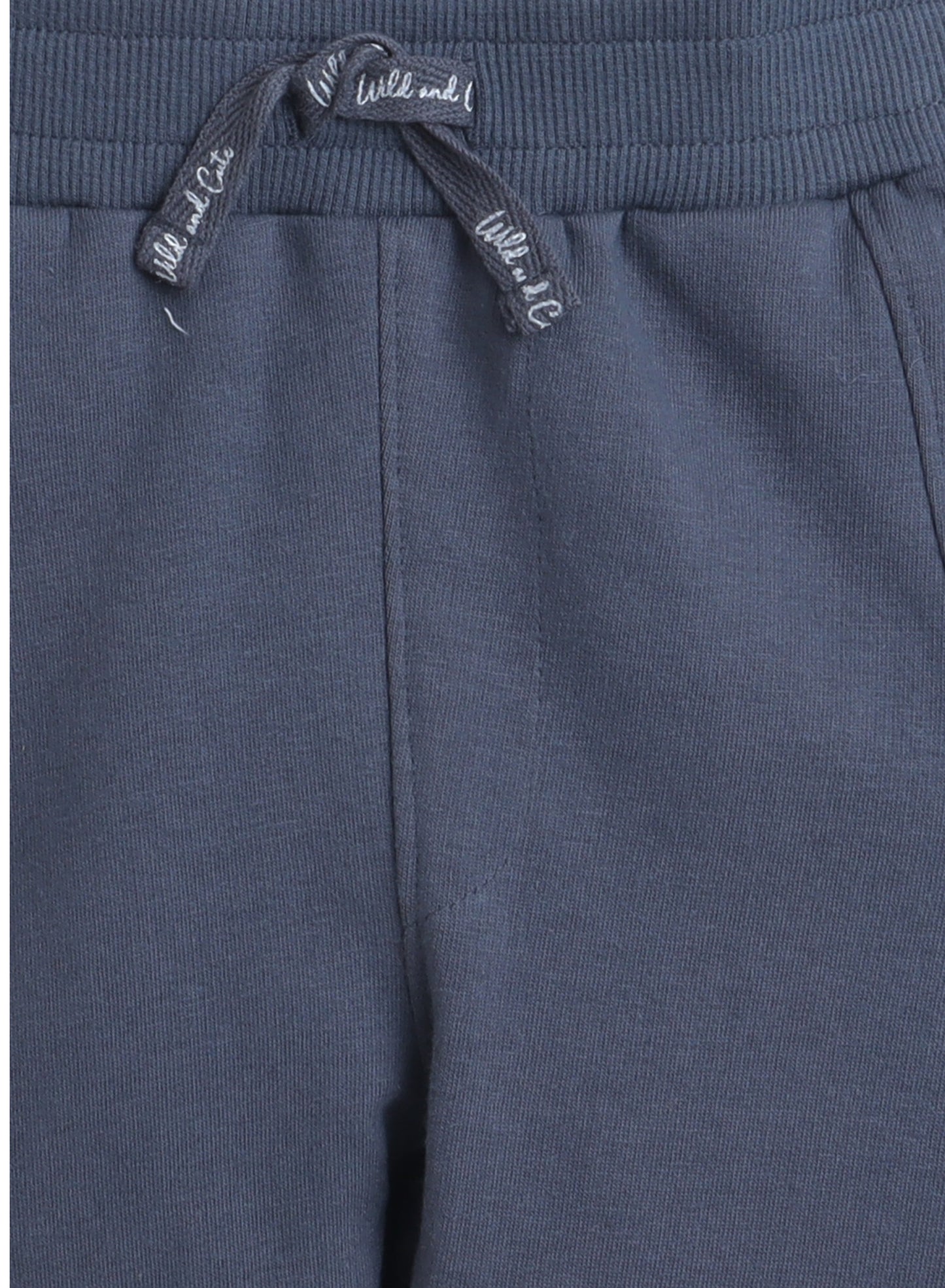 Dirkje Boys Bear Graphic Fleece Tracksuit – Coral & Grey 2-Piece Set