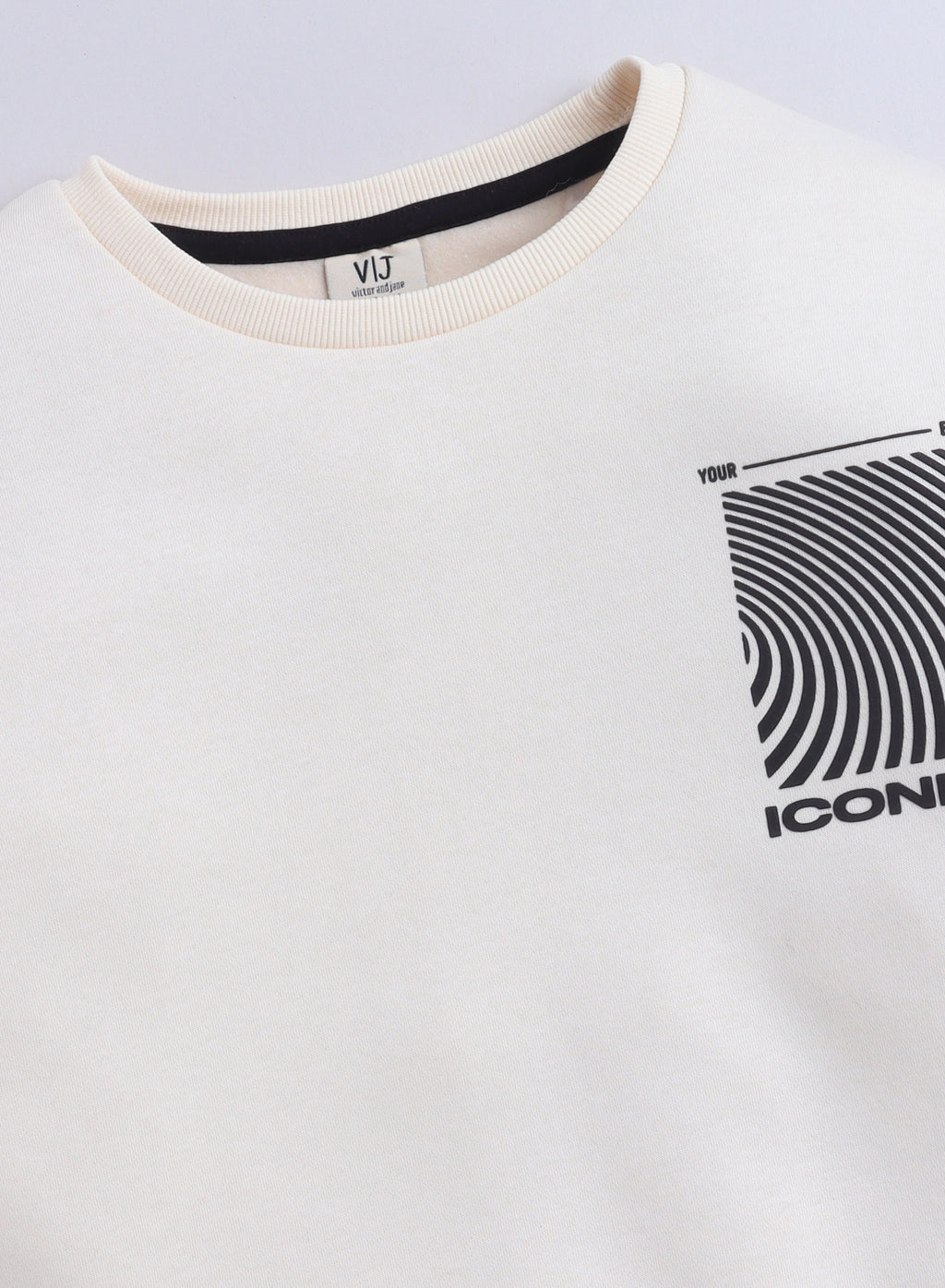 Boys' Off-White Œiconic” Graphic Sweatshirt