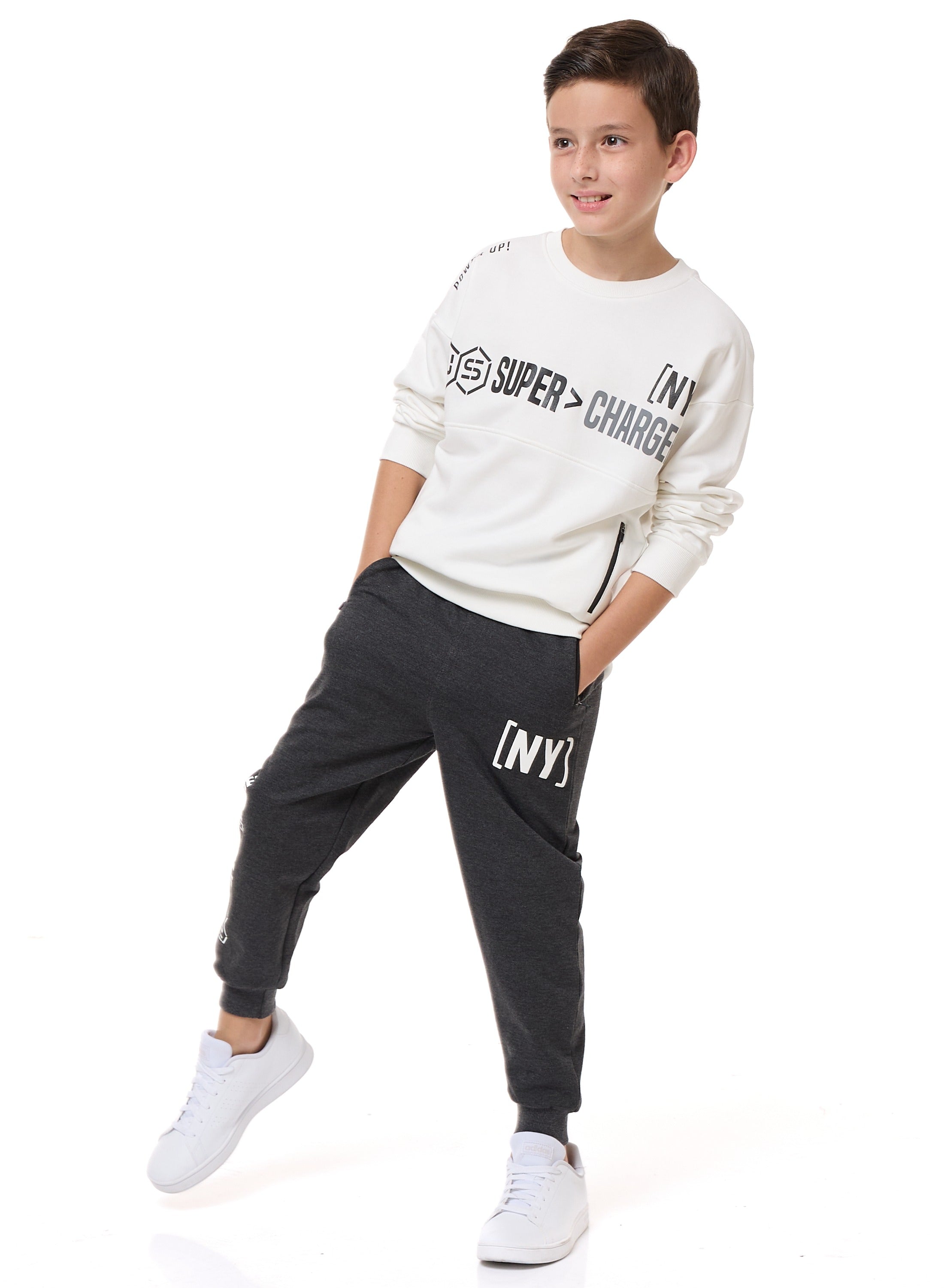 Senior Boys (Youth/Teens) 2 Piece Set T-Shirt & Shorts (8-14 Years)- Black And Green- 100 % Percent Cotton- Victor And Jane