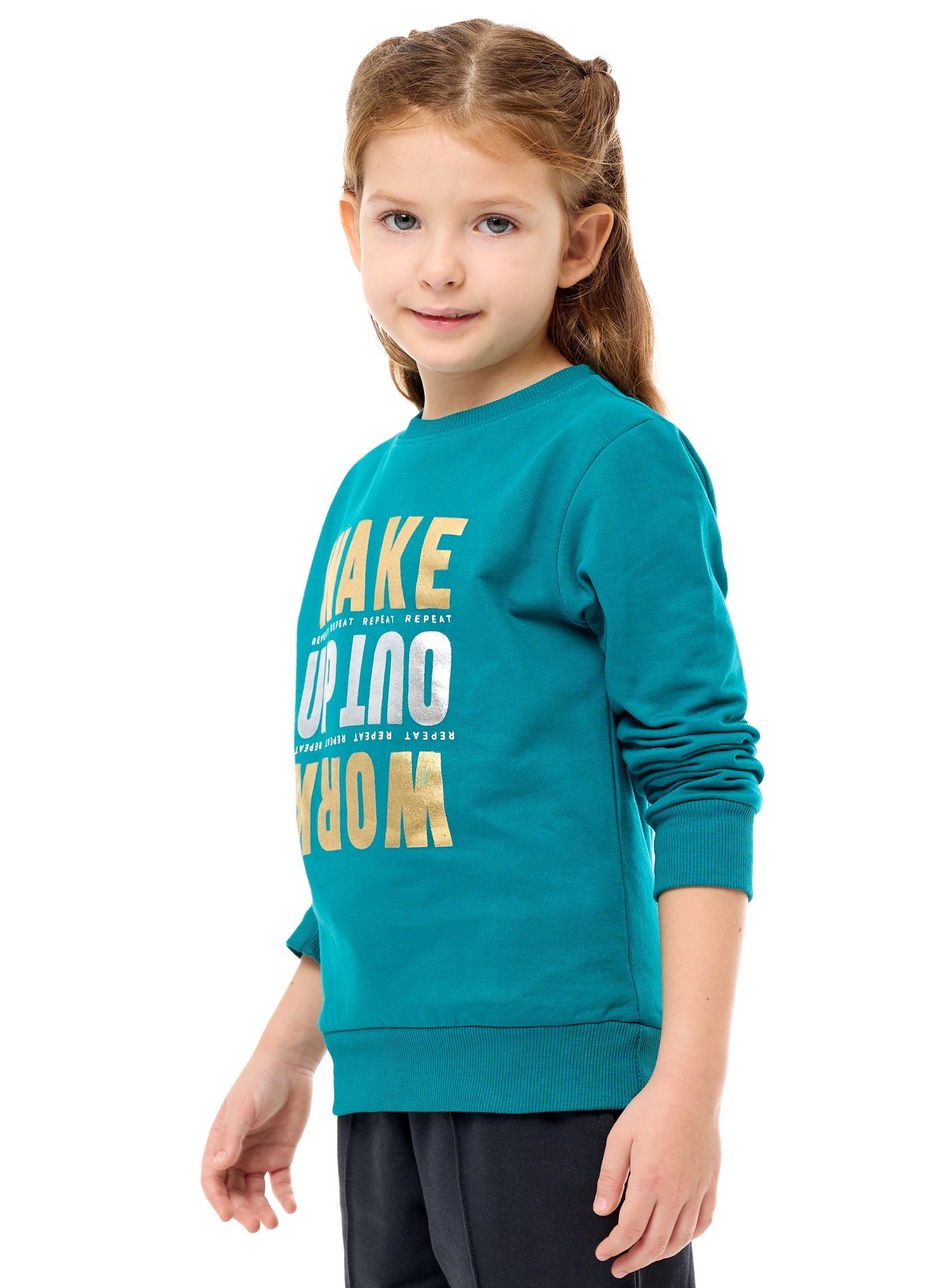 Foil Printed Sweatshirt