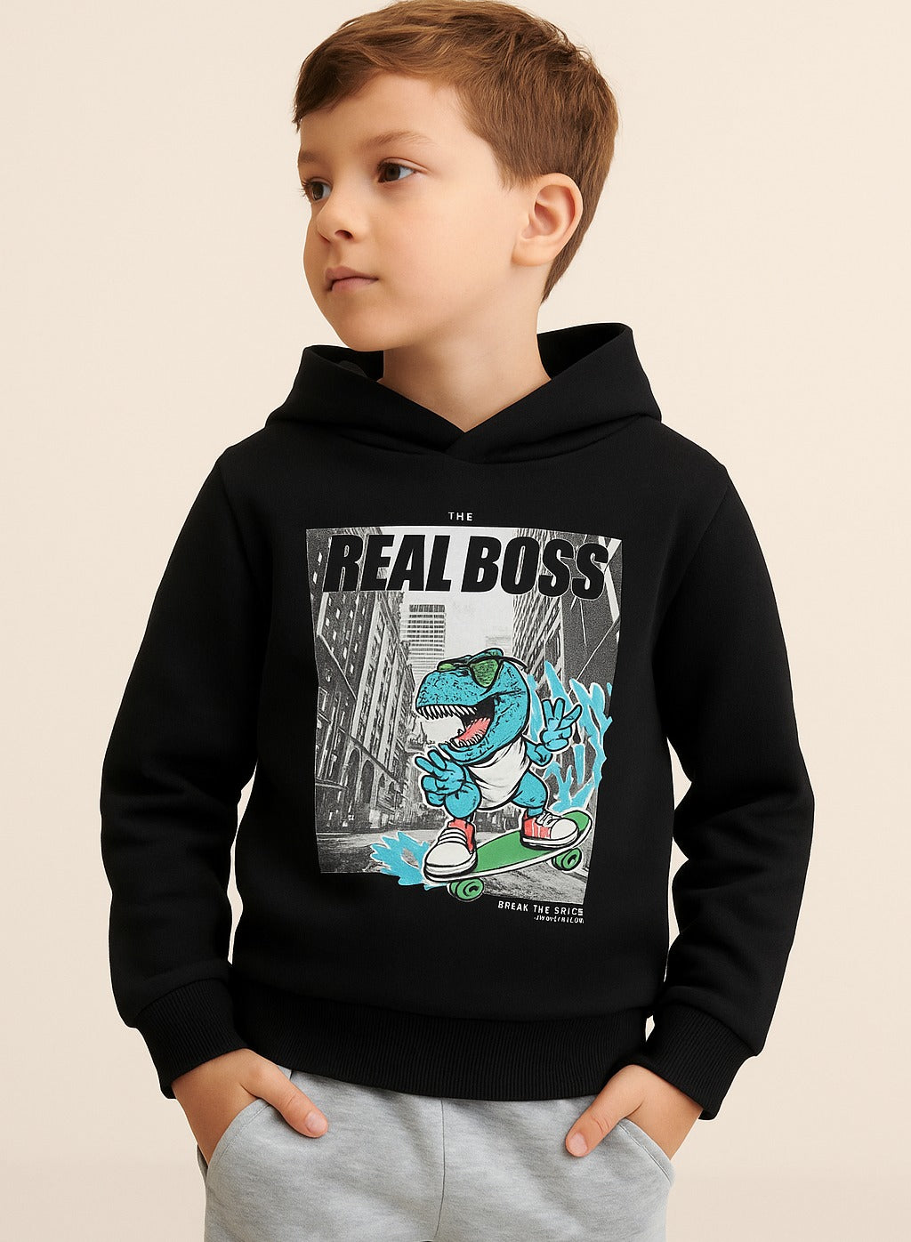 Boys Graphic Hoodie