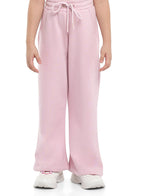 Girls Chic Sequin Fleece Tracksuit “ Pink 2-Piece Set