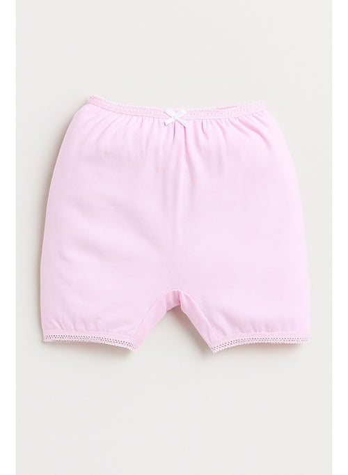 "3-Pack Bloomers For Baby Girls “ Soft Pastel Cotton Comfort "