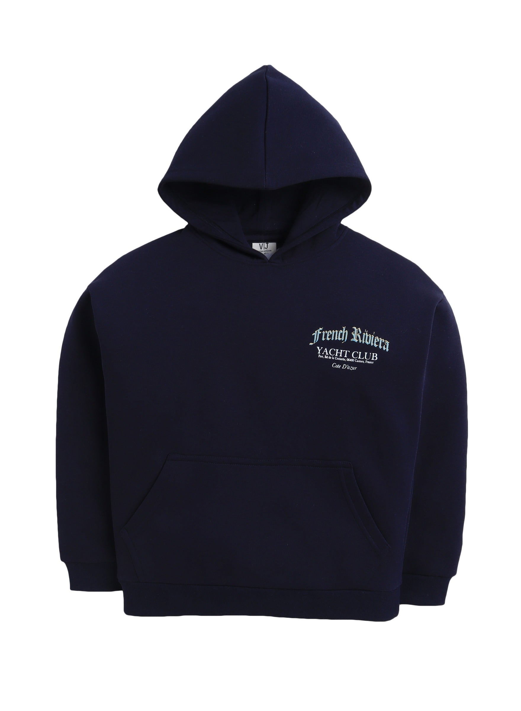 Boys' Navy "French Riviera Royal Athl" Hooded Sweatshirt
