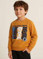 Boys' Mustard Yellow "Athletic Dept. 1986" Graphic Sweatshirt