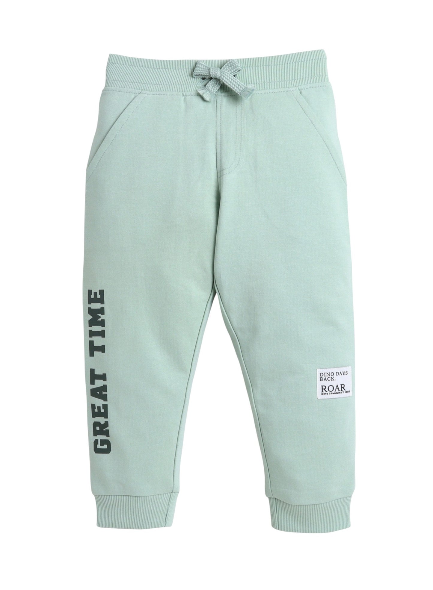 Baby Boys’ 2-Piece Set – “Jurassic Days” Dinosaur Sweatshirt & Joggers Set