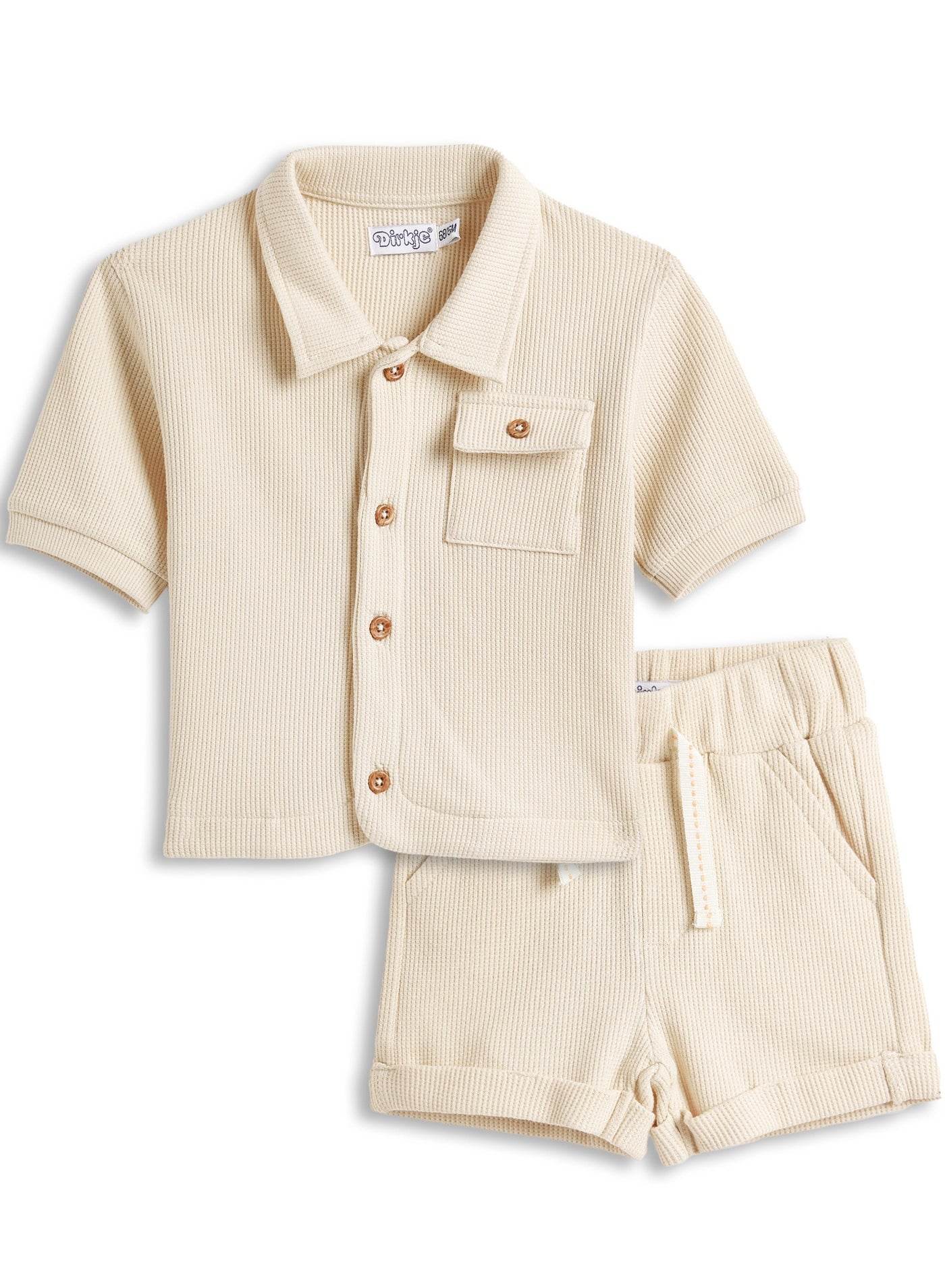 Dirkje Boys Set - Short Sleeve Shirt & Shorts