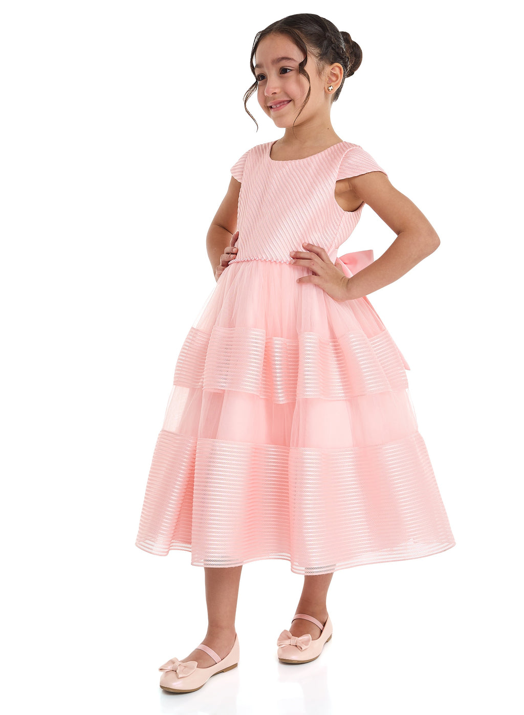 Victor And Jane Pink Occasion Dress