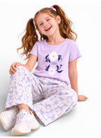 Girls Graphic T Shirt Set