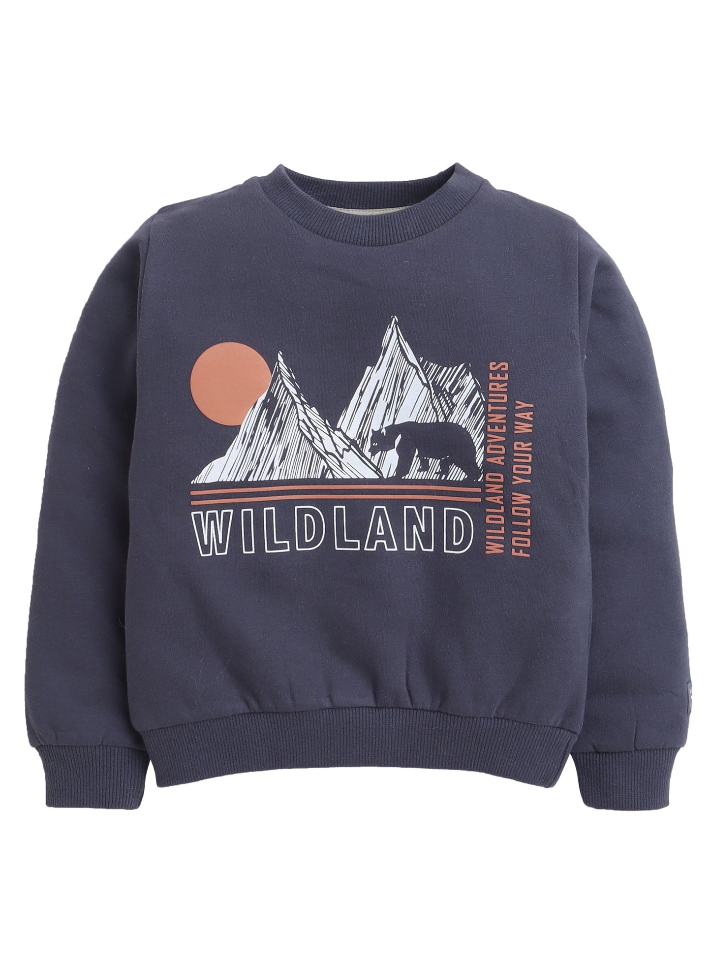 Boys Wildland Fleece Tracksuit – Grey 2-Piece Set