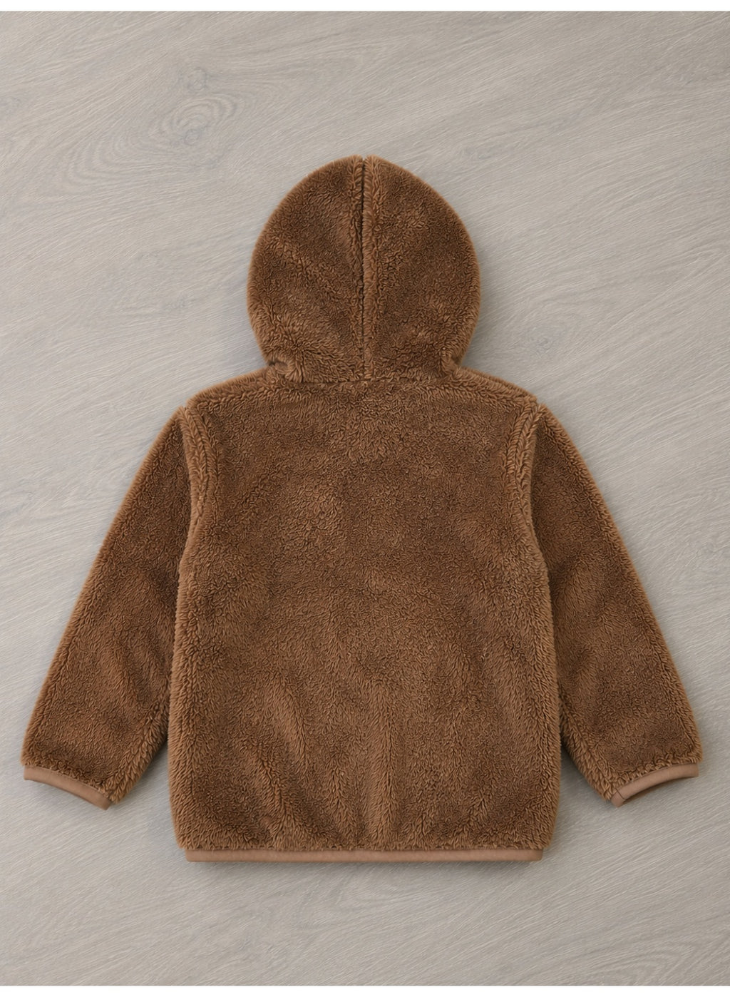 Girls Fur Full Zip Hoodie Jacket