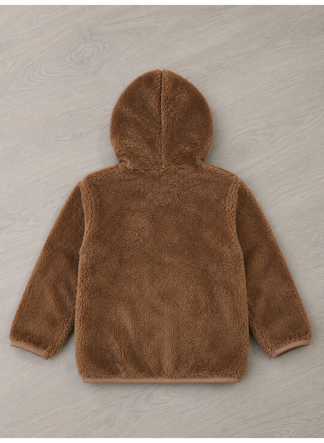 Girls Fur Full Zip Hoodie Jacket