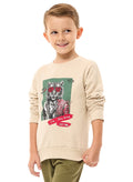 Boys Sweat-Shirt Beige-Olive