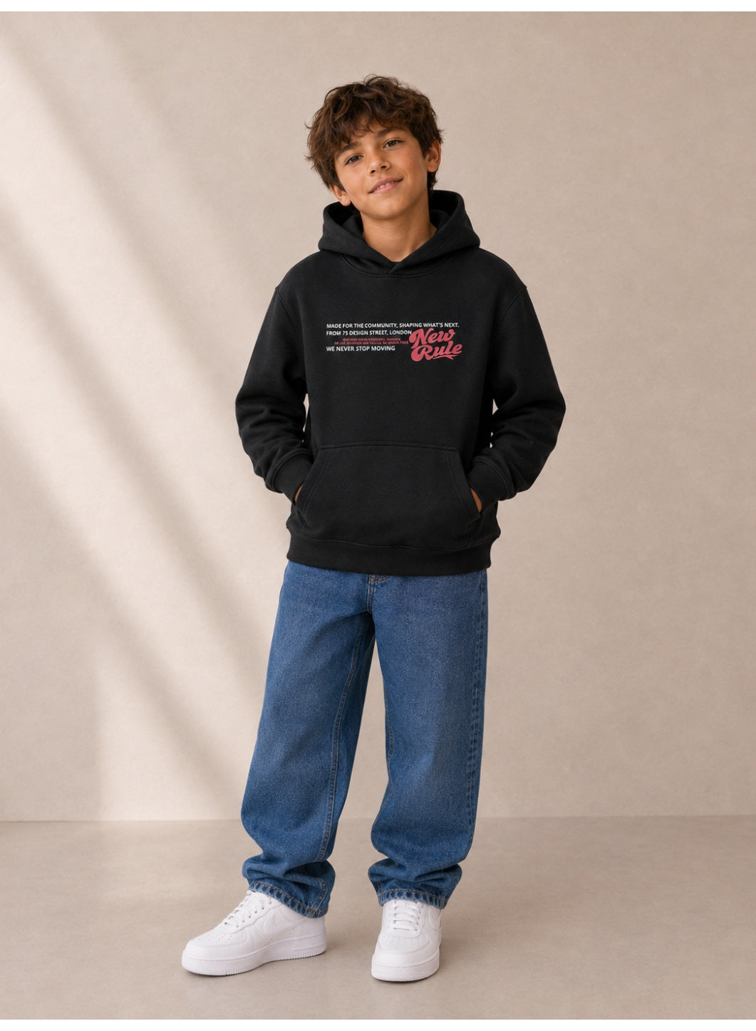 Boys’ Front and Back Graphic Sweatshirt Hoodie