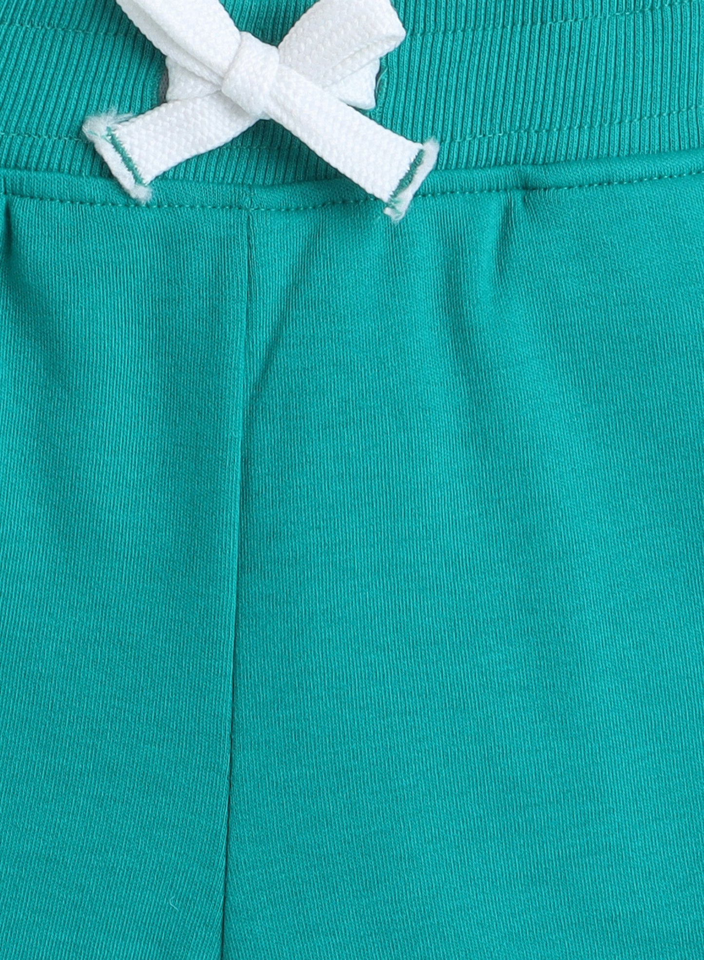 Victor and Jane Infant 2PC Set, Multicolor Striped T-Shirt And Green Shorts