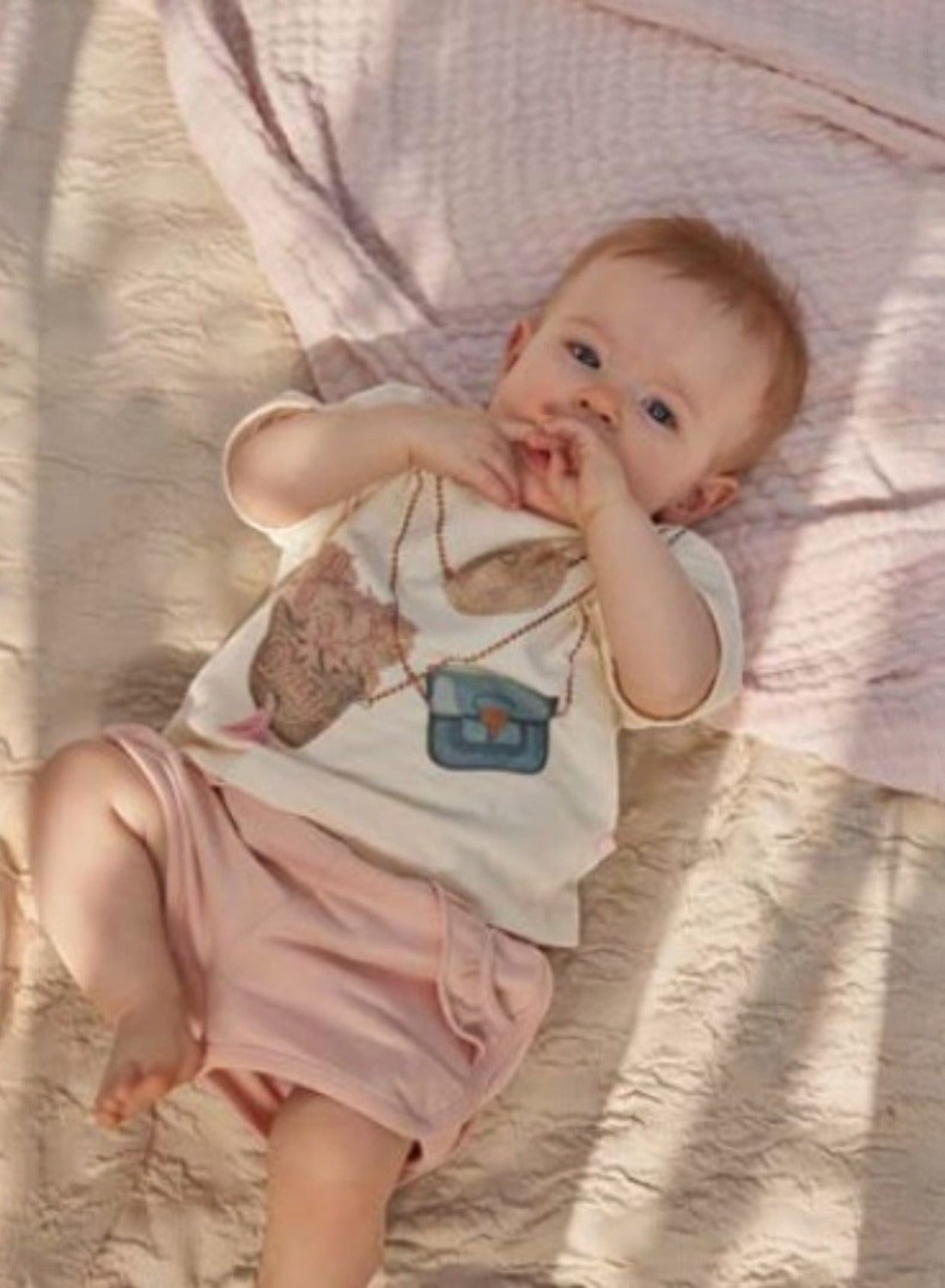 Dirkje Girls Set - T-Shirt Ss Loose Fit & Trousers