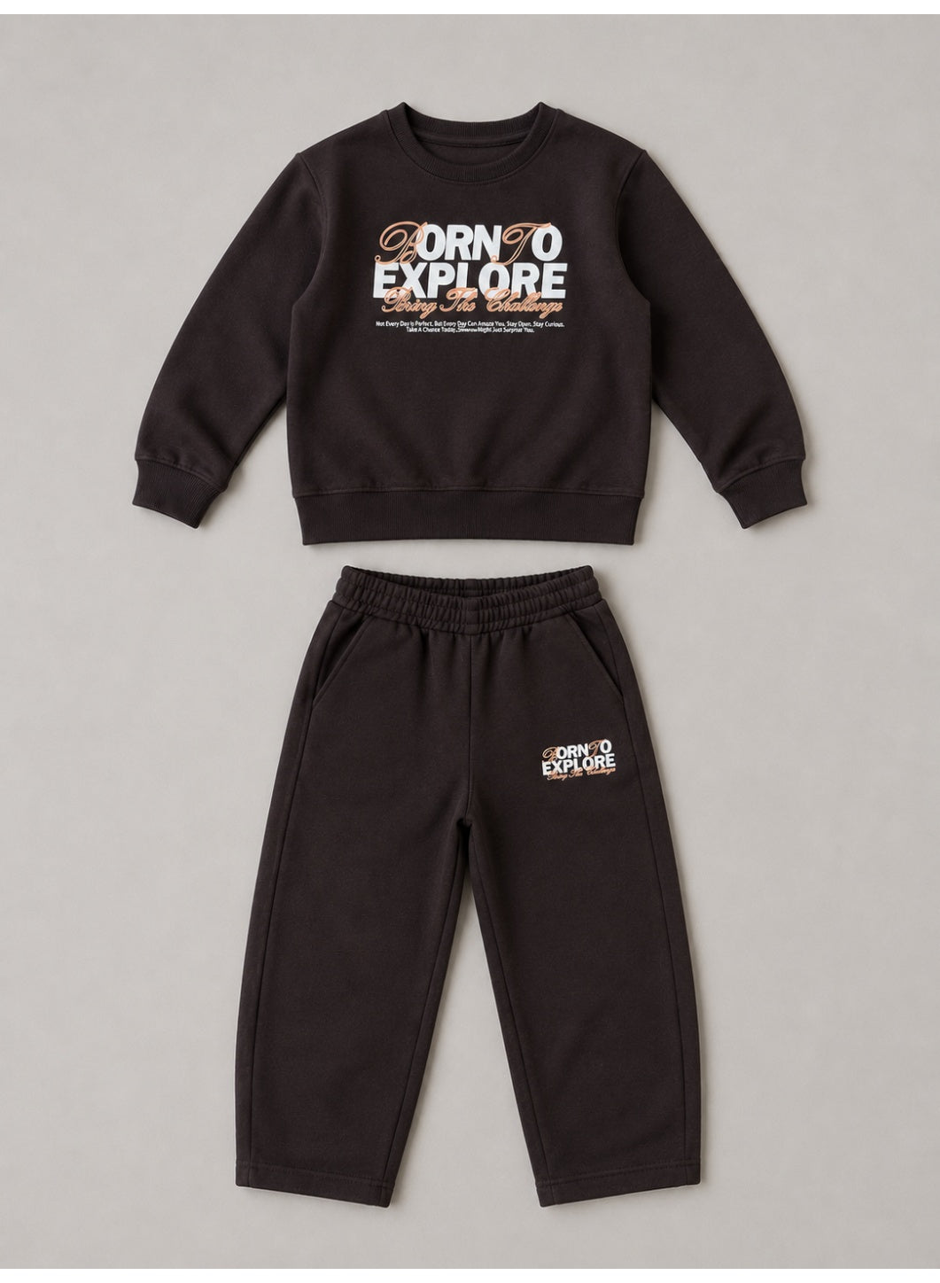Boys’ Graphic Sweatshirt and Jogger Set