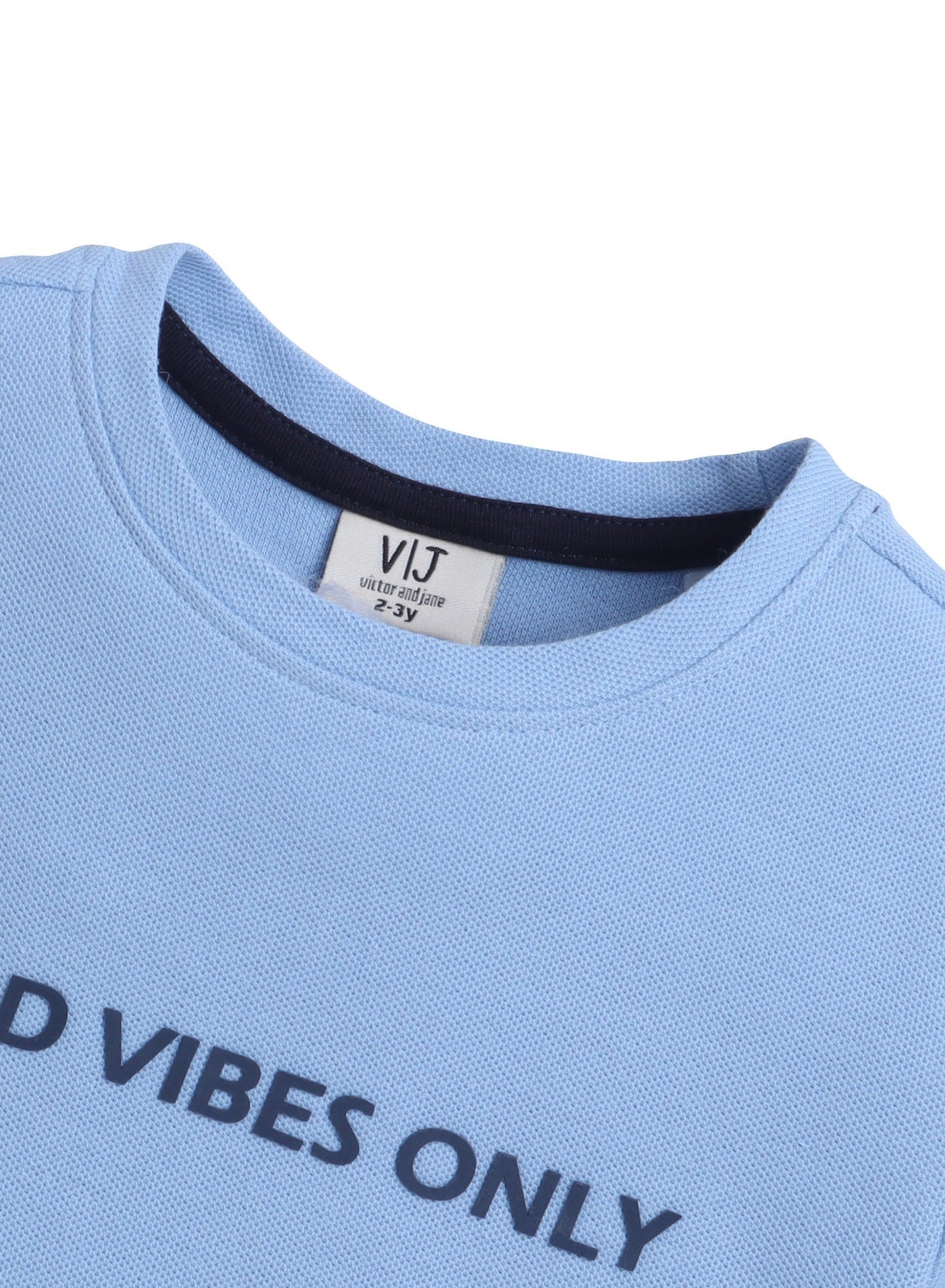 Boys "Good Vibes Only" Cotton T-Shirt (2Y–9Y)
