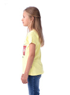 Victor And Jane Drinks Just For Me Graphic T-Shirt - Yellow