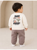 Baby Boys Dino Roar Sweatshirt & Jogger Pants Set