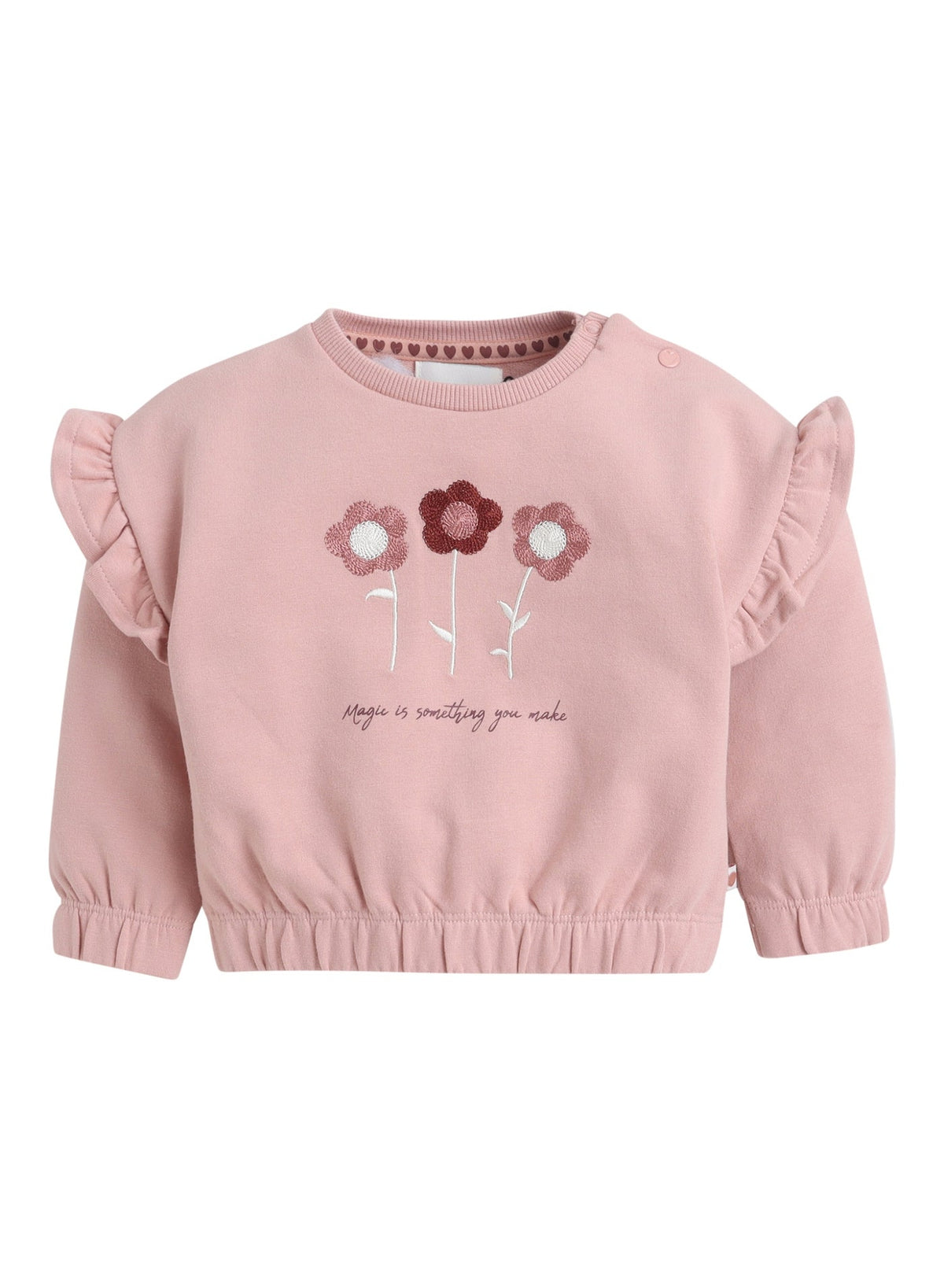 Girls 3pcs Set – Sweatshirt, Printed Leggings & Headband