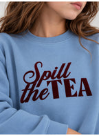 Girls "Spill the Tea" Sweatshirt Top