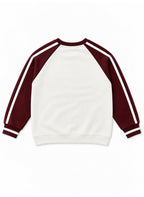 Girls Raglan Sleeve Sweatshirt and Wide Leg Pants Set