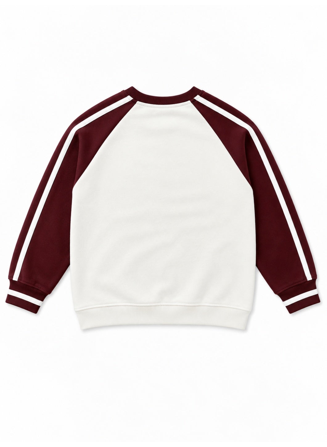 Girls Raglan Sleeve Sweatshirt and Wide Leg Pants Set