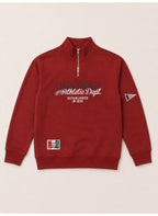 Boys’ Half Zip Text Detail Pullover