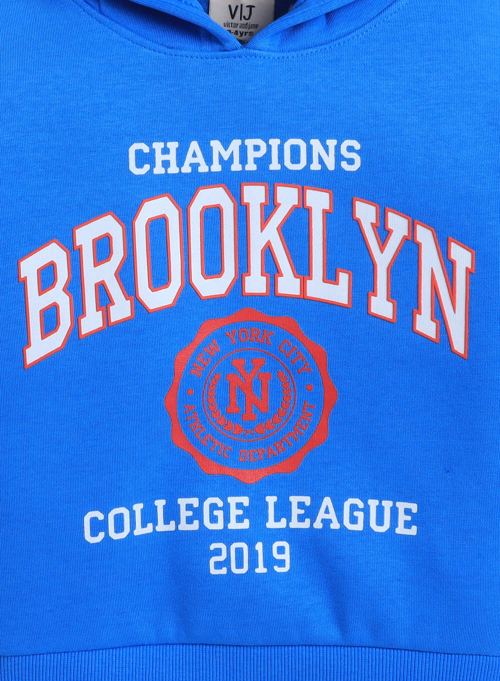 Boys' Blue Brooklyn College Hoodie