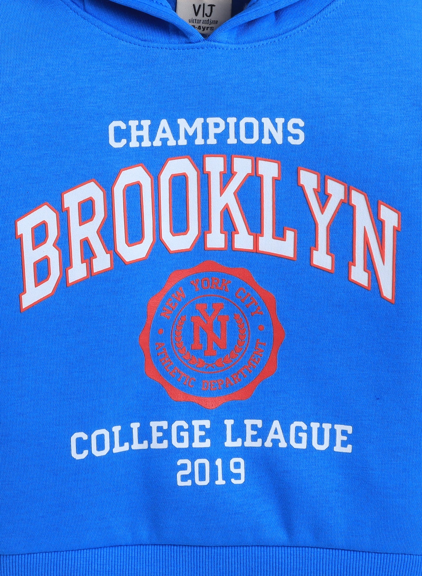 Boys' Blue Brooklyn College Hoodie