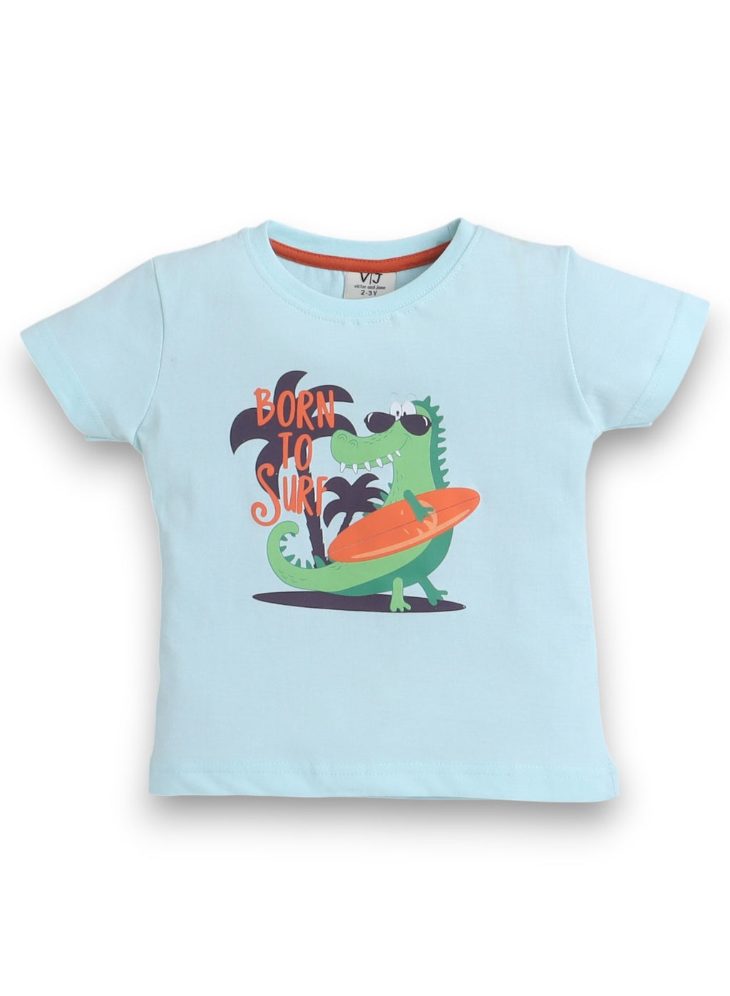 Victor And Jane - Printed T-Shirt And All-Over Printed Shorts Pyjama Set