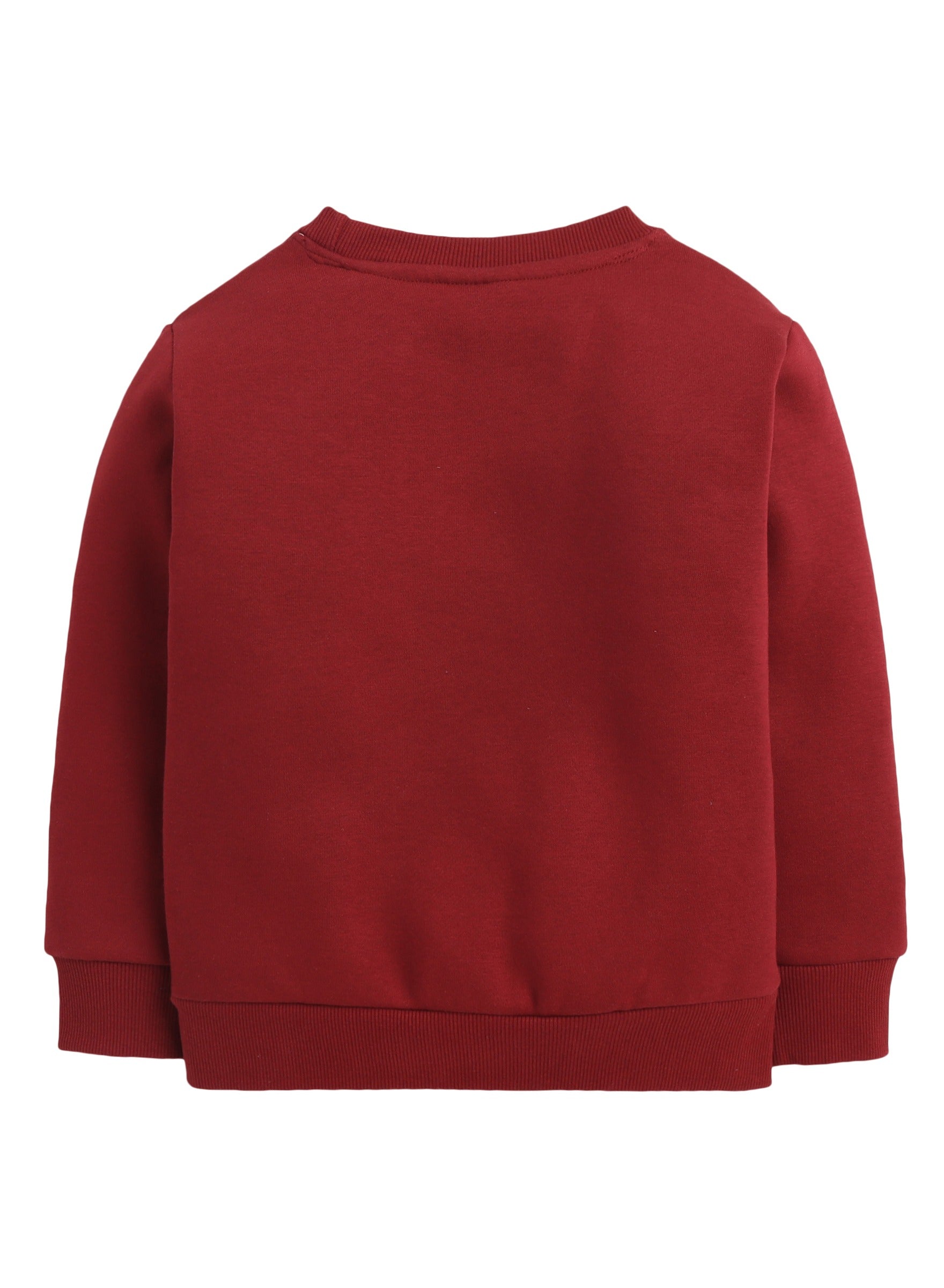 Girls’ Œperfectly Fabulous” Cotton Fleece Sweatshirt -Relaxed Fit