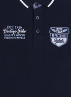 Victor & Jane Senior Boys' Polo T-Shirt “ With Embroidered Label Detail