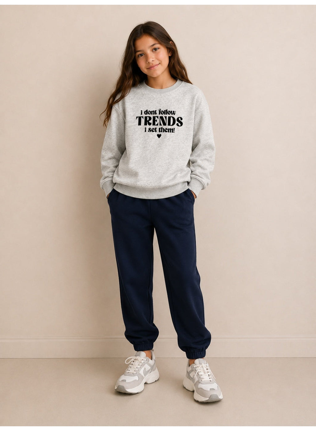 Girls "Trends" Statement Print Pullover