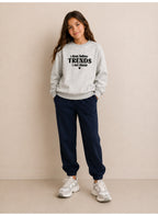 Girls "Trends" Statement Print Pullover